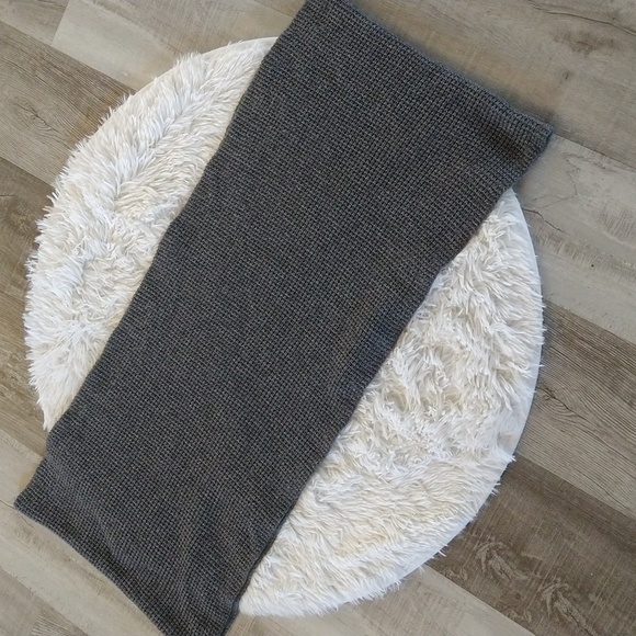 J. Crew gray wool blend cozy knit infinity scarf - Picture 5 of 8